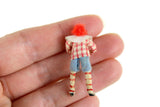 Artisan-Made Vintage 1:12 Miniature Dollhouse Raggedy Andy Doll