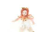 Artisan-Made Vintage 1:12 Miniature Dollhouse Porcelain Ballerina Doll with White Tutu by Loretta Kasza