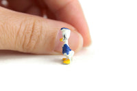 Artisan-Made Vintage 1:12 Miniature Dollhouse Metal Disney Donald Duck Figurine