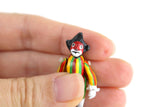 Artisan-Made Vintage 1:12 Miniature Dollhouse Metal Jointed Clown Doll