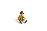 Artisan-Made Vintage 1:12 Miniature Dollhouse Metal Jointed Clown Doll