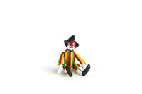 Artisan-Made Vintage 1:12 Miniature Dollhouse Metal Jointed Clown Doll