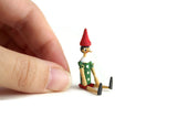 Artisan-Made Vintage 1:12 Miniature Dollhouse Wooden Toy Pinocchio Figurine