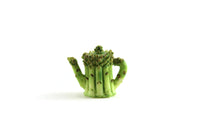 Artisan-Made Vintage 1:12 Miniature Dollhouse Asparagus-Shaped Teapot