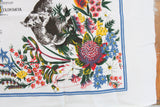 Vintage 34" Square Australia Souvenir Tablecloth