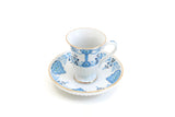 Vintage Blue & White Demitasse Teacup Set by Avon