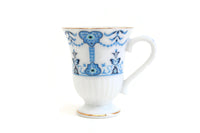 Vintage Blue & White Demitasse Teacup Set by Avon