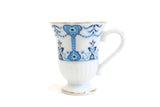 Vintage Blue & White Demitasse Teacup Set by Avon