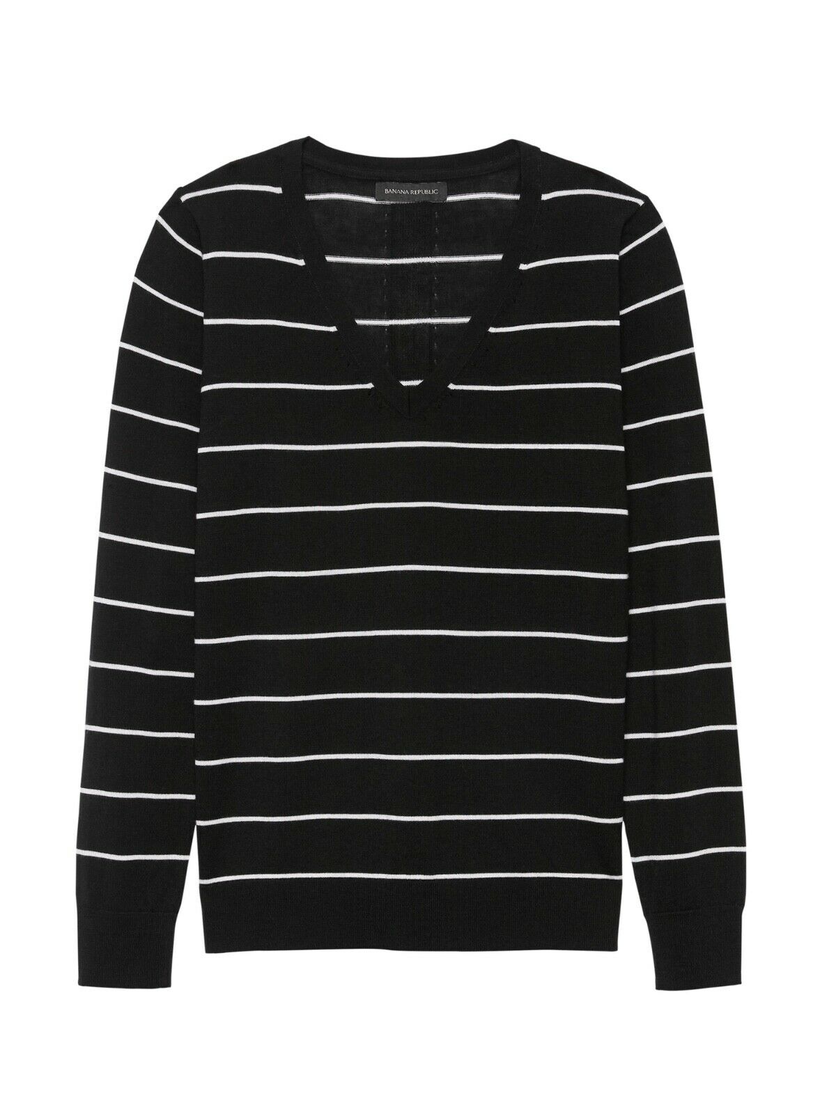 Buy Banana republic black White Striped