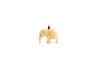 Vintage Miniature Beige Elephant Figurine Charm