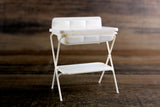 Vintage 1:12 Miniature Dollhouse Plastic Baby Changing Table