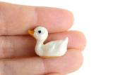 Vintage Miniature Porcelain Duck Figurine