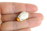 Vintage Miniature Porcelain Duck Figurine