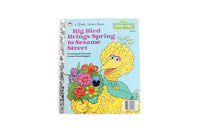 Vintage Sesame Street Big Bird Brings Spring to Sesame Street Little Golden Book
