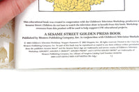 Vintage Sesame Street Big Bird Brings Spring to Sesame Street Little Golden Book