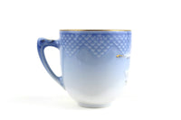Vintage Seagull Print Blue Bing & Grondahl Danbury Mint Demitasse Teacup Set