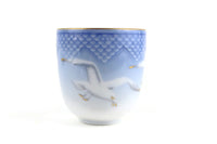 Vintage Seagull Print Blue Bing & Grondahl Danbury Mint Demitasse Teacup Set