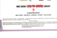 Vintage 1983 Walt Disney Fun to Learn Library Book Volume 7, Birds & Trees Flowers & Bees