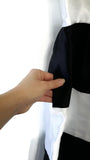 New Modcloth Black & White Striped Dress by Ivy & Blu, Size 6, Originally $89.99