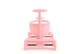 New Vintage 1:12 Miniature Pink Plastic Dollhouse Stroller by Jeryco