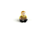 Vintage 1:12 Miniature Dollhouse Plastic Boy Doll Figurine with Accordion