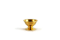 Vintage 1:12 Miniature Dollhouse Brass Bowl
