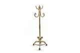 Vintage 1:12 Miniature Dollhouse Brass Coat Rack