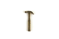 Vintage 1:12 Miniature Dollhouse Brass Hammer