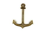 Vintage Nautical Brass Anchor Wall Hanging