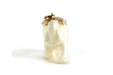 Vintage Beige Celluloid Elephant Figurine or Pendant