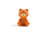 Vintage 1:12 Miniature Dollhouse Chestnut Brown Plastic Teddy Bear