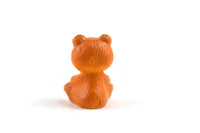 Vintage 1:12 Miniature Dollhouse Chestnut Brown Plastic Teddy Bear
