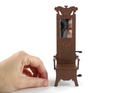 Vintage 1:12 Miniature Dollhouse Hall Stand Rack