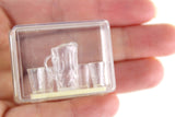 New Vintage 1:12 Miniature Dollhouse Chrysnbon Drink Pitcher & Glasses Set