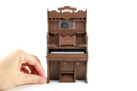 Vintage 1:12 Miniature Dollhouse Pump Organ or Upright Piano