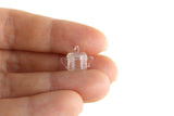 Vintage 1:12 Miniature Dollhouse Clear Sugar Bowl & Creamer Set