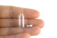 Vintage 1:12 Miniature Dollhouse Clear Glass Canister or Jar with Lid