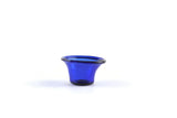 Vintage 1:12 Miniature Dollhouse Cobalt Blue Glass Bowl