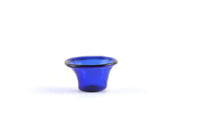 Vintage 1:12 Miniature Dollhouse Cobalt Blue Glass Bowl