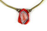 Anthropologie Rare "Color Slice Necklace" by DePetra, Originally $138