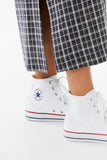 New Chuck Taylor Converse White Canvas High-Tops from Urban Outfitters, Unisex Size 8