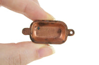 Vintage 1:12 Miniature Dollhouse Copper Pan