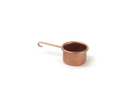 Vintage 1:12 Miniature Dollhouse Copper Pot or Saucepan