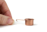 Vintage 1:12 Miniature Dollhouse Copper Pot or Saucepan