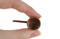 Vintage 1:12 Miniature Dollhouse Copper Pot or Saucepan