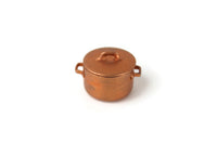 Vintage 1:12 Miniature Dollhouse Copper Stockpot