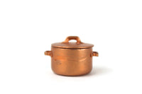 Vintage 1:12 Miniature Dollhouse Copper Stockpot