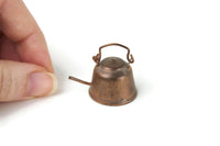 Vintage 1:12 Miniature Dollhouse Copper Tea Kettle