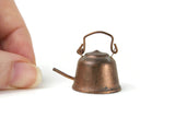 Vintage 1:12 Miniature Dollhouse Copper Tea Kettle