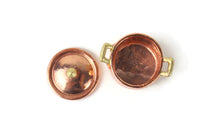 Vintage 1:12 Miniature Dollhouse Copper & Brass Stockpot